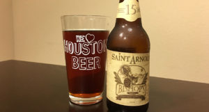 beer-chronicle-houston-craft-beer-review-saint-arnold-bb15-3-bottle-and-pint-glass-full-of-beer