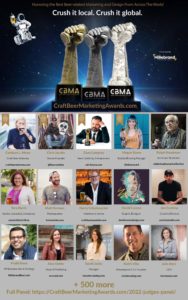 2022 Craft Beer Marketing Awards Crushies judges