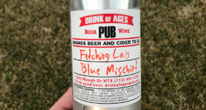 Beer-Chronicle-Houston-Beer-fetching-lab-blue-mischief-cream-ale-DOA-Label