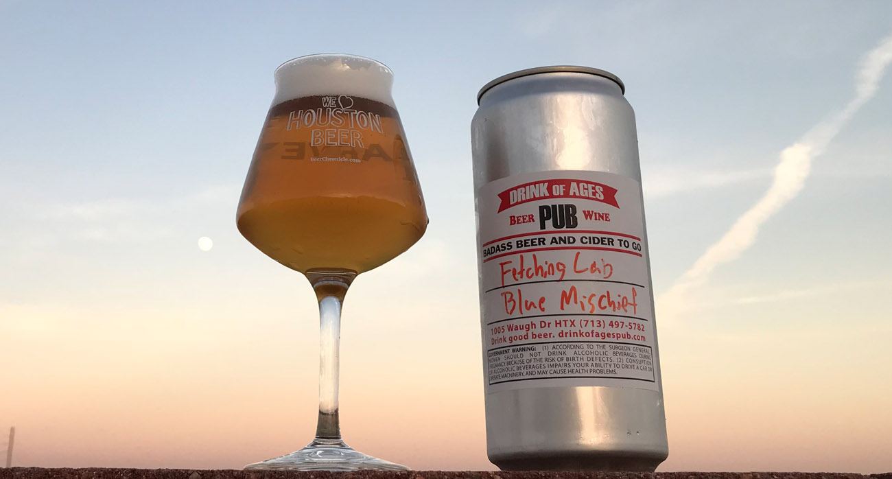 Beer-Chronicle-Houston-Beer-fetching-lab-blue-mischief-cream-ale-crowler