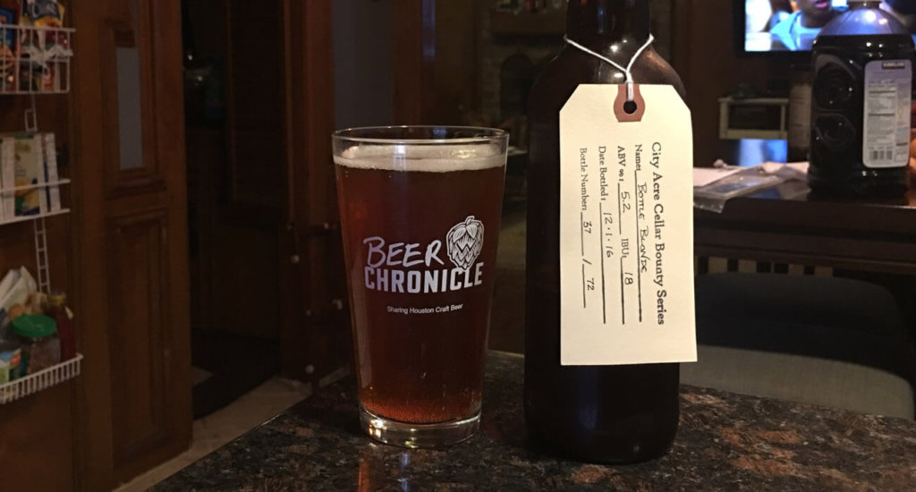City Acre Brewing Hitchcock Blonde Beer Chronicle Houston Beer