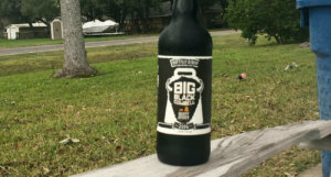 beer-chronicle-houston-craft-beer-review-buffalo-bayou-big-black-cowbell-bomber-bottle-outside