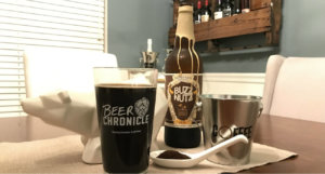 beer-chronicle-houston-craft-beer-review-buzz-nutz-beer-with-coffee-on-wooden-table