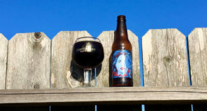 Beer-Chronicle-Houston-Craft-Beer-Review-Copperhead-Medusa-Full-Goblet-Next-To-Bottle
