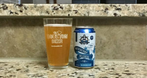 Beer-Chronicle-Houston-Craft-Beer-Review-Galveston-Bay-Blueberry-Blonde-Full-Pint-Next-To-Can