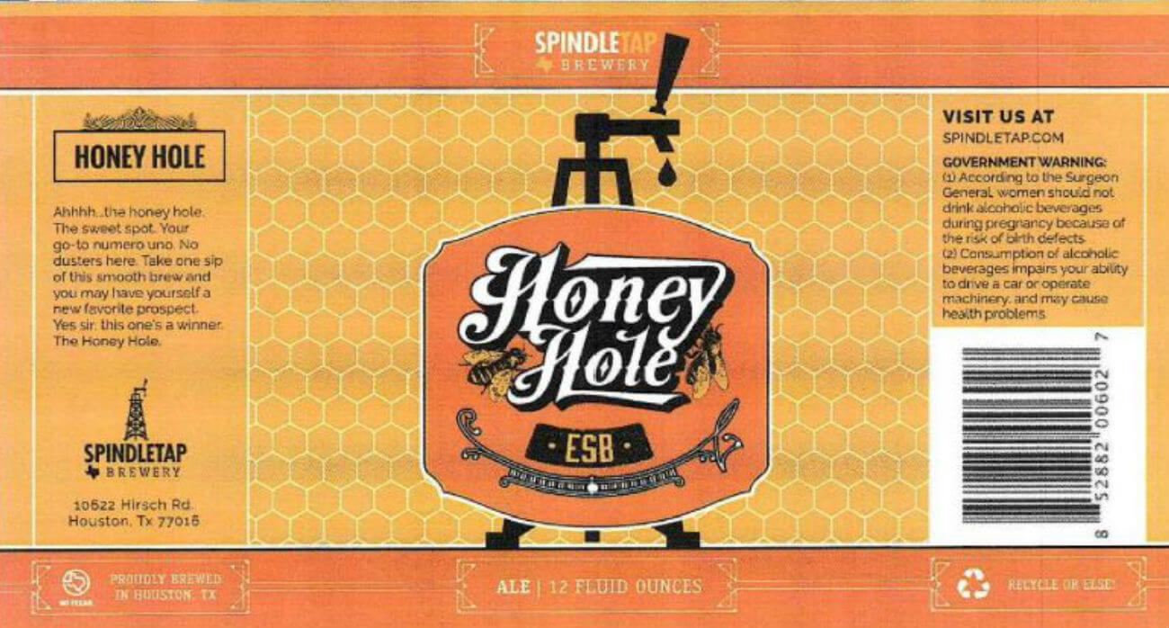 beer-chronicle-houston-craft-beer-review-honey-hole-label