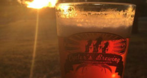 beer-chronicle-houston-craft-beer-review-ryed-hard-beer-glass-with-sunset