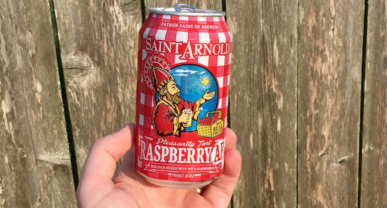 Beer-Chronicle-Houston-Craft-Beer-Review-Saint-Arnold-Raspberry-AF-Can-In-Hand