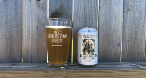 Beer-Chronicle-Houston-Craft-Beer-Review-Sams-Daily-Beer-In-Pint-Glass-Next-To-Can