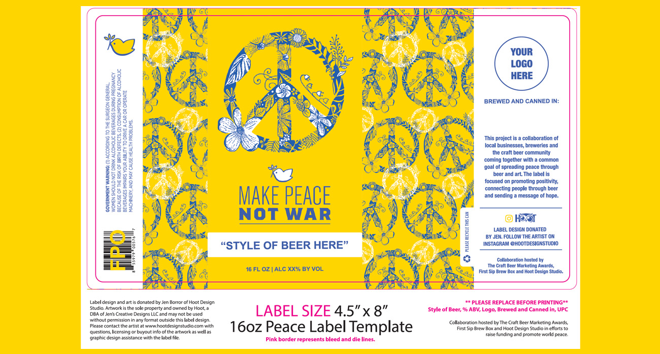 Beer-Chronicle-Houston-make-peace-not-war-collaboration-beer-label