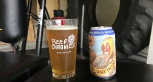 Houston-Beer-Chronicle-Craft-Beer-Review-Half-Nelson-IPA-Beer-In-Pint-Glass-Next-To-Can